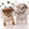 Dog Apparel Winter Pet Garment Outfit Waterproof Clothes Coat Jacket Warm Puppy Small Costumes Drop Products