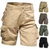 Shorts masculinos soltos de grande tamanho de massa multipleshol de verão algodão confortável calça níquel de níquel ao ar livre praia de esportes casuais 240410