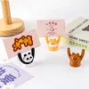 Party Supplies 1/3/5pcs Pig Animal Po Memo Card Clip Holder Desk Name Wedding Favors Place Note Stand Cake Decorate