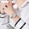 SKMEI sells an elegant korean waterproof womens quartz watch with diamond ring