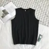 Herentanktops dagelijkse vrijetijds vrijetijdsmannen Top T-shirt Mouwloze sportvest Zomer Casual losse fit M-3XL Male polyester pullover