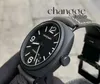 HENS Watchs Sports Quartz Série Radiomir 45 mm 45 mm Pam00643 Ink Black Ceramic Manual Mechanical Men's Watch est authentique