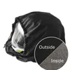 47x42cm Helmet Protection Bag Motorcycle Helmet Cover Protection Bag Soft Cloth Black Plush Drawstring Pocket Dust Bag
