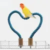 Other Bird Supplies Parrot Training Toy Cage Cotton Rope Grinding Bendable Pet Standing Stick Exercise Perches For Budgies Parakeet