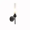 Wall Lamps Creative Black Green Marble Lamp Foyer Aisle Bedroom Sconce Copper White Acrylic Lampshade Drop G9 Bulb Lighting
