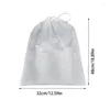 Storage Bags Shoe For Travel 50Pcs Anti Yellowing Non-Woven Fabric Drawstring Dust Protect Shoes From Sun
