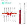 Toothbrush DR.Bei Sonic Electric ToothBrush Y1 Rechargeable Waterproof Automatic Oral Cleaning Teeth with 2 Brush Heads For i MiJia Y240419