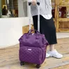 Luftbefeuchter Rucksack für Frauen Reisen Reisen Reisetasche mit Rädern Oxford große Kapazität Reise Rolling Lage Rucksacktaschen