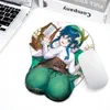 Maus -Pad -Handgelenk ruht 3D sexy realistische Highlight sexy große Brüste Anime Girl Pad Support Arm sexy y240419