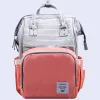 Bags Decent Green Strips Largecapacity Mummy Bag Multifunction Oxford Cloth Nappy Backpack Shoulder Diaper Waterproof