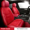 Custom Fit Front Alcan Tara Skórzane siedziska mieszane 2 rzędy 4-5 Seaters Pełny zestaw Dostosuj do Audi A6 A4 A1 Q5 Q5 Q7