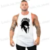 Męskie koszulki marki Siłowki odzieżowe męskie kulturystyka i tank tank top kamizelka sportowa Undershirt trening Singlets Shirt T240419