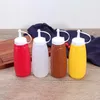 Ensembles de vaisselle Sauce à bouteille bouteille de rangement de bouteille Condiment Couche à moutarde Accessoires de cuisine Plastique Plastic
