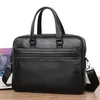 Leather Mens Briefcase Bag Large Capacity Laptop Handbags Male Genuine Shoulder Bags High quality Men Business 240418