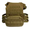 عبوات Molle Utility Pouch EDC Gadget Tool First Backpack Backpack Vest Bag Camo Dump Dump Drop Pouch Facs Facs