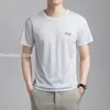 Summer Ice Silk Tshirt Mens Cold Short Sleeve Oneck Stretch Quickdrying Breathable Sports Shirt T Men 240403