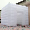 wholesale Party White Inflatable Cube Tent With LED Lights Photo Booth Kiosk For Exhibition