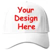Bollmössor Anpassad design Baseball Drop Ship Diy Cap Outdoor Sprots Hats