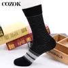 Men's Socks Stripes Design Men FASHION DESIGNER COLOURED COTTON Meias Crew Calcetines Hombre 5 Pairs/lot