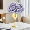 Vases Stylish Nordic Glass Vase Sleek Decorative High Footed Suitable For All Types Of Flowers 2 Color