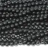 Gemles en vrac Perles rondes de shungite naturel 8,5 mm pas totalement noires