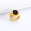 Temu Jewelry Trendy Fashion Alloy Ring Mens