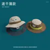 Boinas homens e mulheres japoneses Retro Retro Comparation Bucket Hat ao ar livre seca rápida e respirável Capinho de montanhismo de protetor solar