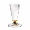 Bougeoirs exquis Crystal Holder Golden / Sliver 2 Colours Colgolets pour centres de table de fête DÉCOR DE HOME 50 mm Size de 80 mm