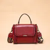 Shoulder Bags 2024 European And American Retro Fashion Women's Bag Handbag Leisure Oil Wax Leather One Messenger