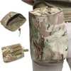 Paczki mężczyźni taktyczne molle torebka pasek paska w pasie kieszonka wojskowa amunicja recykling plecak kempingowy