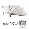 Camping Tent Ultralight Portable 1 Person Shelter Tents Waterproof 2 Person Beach Tent Travel Hiking Outdoor Tent 240408