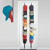 Boll Caps Nylon Straps Cap Rack Storage Rack Wiht Hook For Baseball Ball Cap Over Door Closet Organizer Hat Collections Display