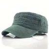 Ball Caps Cap militaire Solid Casual Mens Army Cap Military Adjustable Plat Cap Classical Style Suncreen Sun Sun Casual