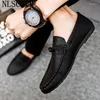 Casual Shoes Slip On Men Leather for Loafers Office 2024 Italiano Luxury Sneakers Zapatillas de Hombre