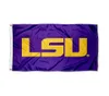 iana State LSU Tigers Purple Flag Free Shipping 150x90cm Printing Polyester m Club Sports m Flag With Brass Grommets2650622