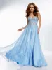 Feestjurken luxe kristal kralenavond 2024 chiffon a line prom jurk dames formele jurken voor bruiloft lieverd