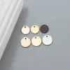 50pcs per lot Engravable Stainless Steel Round Charms Circle Pendant Tags Free Laser Engrave your or Design 240414