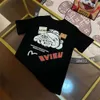 24 Summer Couple New EV God Buddha Head Seagull Letter Print Men's And Women's Casual Versatile Half Sleeve T-Shirt 822585