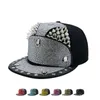 Ball Caps Men Women Cool Metal Rivet Armor Diamond Inlay SunShade Baseball Cap Sport Sunscreen Hip Hop Punk Street Dance Flat Hat A63