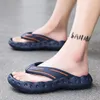 Sandals 2024 Men's Flip Flops Summer Anti Slip Outdoor Garden Comfortable And Soft Beach Slippers Thick Soles