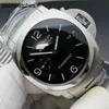 Orologio da uomo luminor panerai luminor luminor 1950 serie PAM 00328 Data meccanica automatica Display di lusso di seconda mano 44 mm di diametro