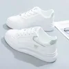 Casual Shoes Women's Summer Thick Sole White Spring Autumn Breathable Platform Tennis Woman Trend Round Head Female Sneaker2024