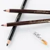 Enhancers 5 Color Eyebrow Pencil Waterproof Easy To Use Natural Long Lasting Microblading Wood Black Gray Eyebrow Pen Eyes Makeup Cosmetic