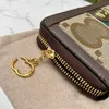 High Quality Mens Designer Wallets Luxury Women Purses Letters Fashion Aging Printed Double Letter Long Zipper Wallet Credit Card Holders Clutch Bags