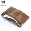 Portefeuilles bullcaptain vache véritable cuir décontracté hommes portefeuille courte monnaie monnaie à brafold zipper mâle sac à main le support de carte de crédit jyb011