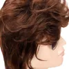 Human Curly Wigs Mens Rock and Roll Chemical Fiber Wig Cos Party Daily Fake Headwar