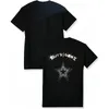 Herren-T-Shirts Mode-Qualität T-Shirts Sommer lässige Straße Kurzarm Kleidung T-Shirt T-Shirt O-Neck Star Strass Club T-Shirt Y2K