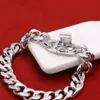 Chain Armband Silver 925 Men Classic Extravagance Respektbarhet Homme Handkedja för manliga smycken Bröllopsfestgåvor Stämplade D240419