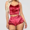 Womens Sleepwear Pajamas Set Women Sexy Pink Red Silk Satin Velvet Pijamas Sleep Wear Robe Nightwear Lingerie Pj Sets