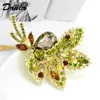 Brooches Donia Jewelry Fashion Large Brooch High-end Luxury Glass Bow Three-color Flower Ladies Coat Scarf Pin